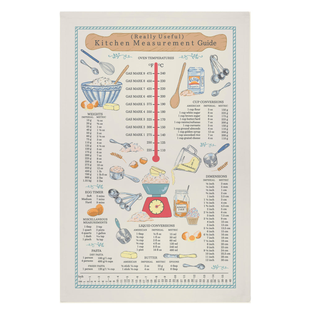 Ulster Weavers Kitchen Measurements Cotton Tea Towel
