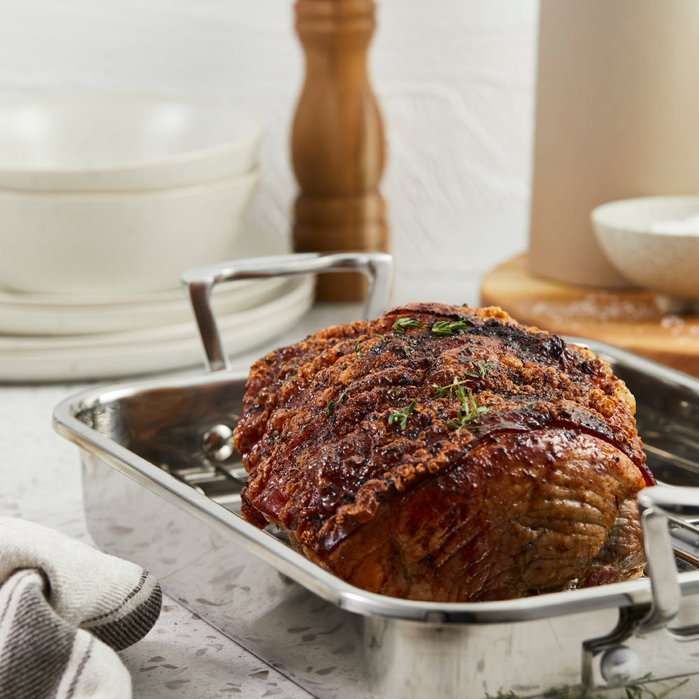 Baccarat iconiX 9 Piece Stainless Steel Cookware Set with Roaster at Robins Kitchen