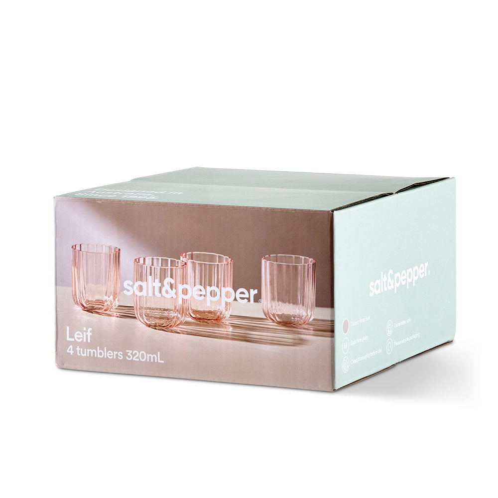 Salt & Pepper Leif Tumblers 320ml Set of 4
