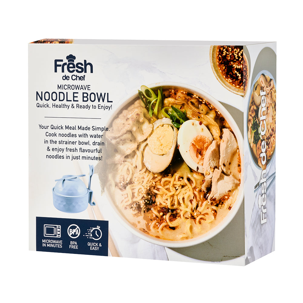 Fresh De Chef 6 Piece Microwave Noodle Bowl Set 1L