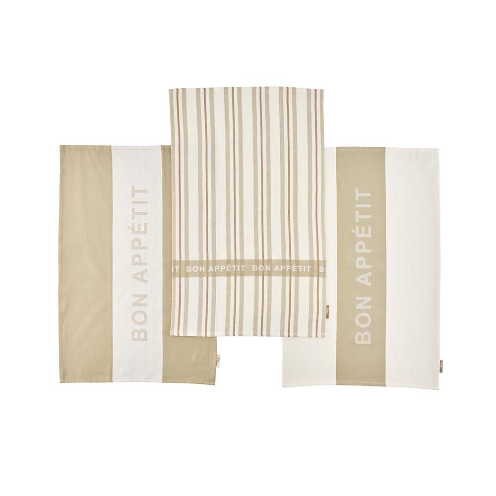 Alex Liddy Rustica II Set Of 3 Tea Towels