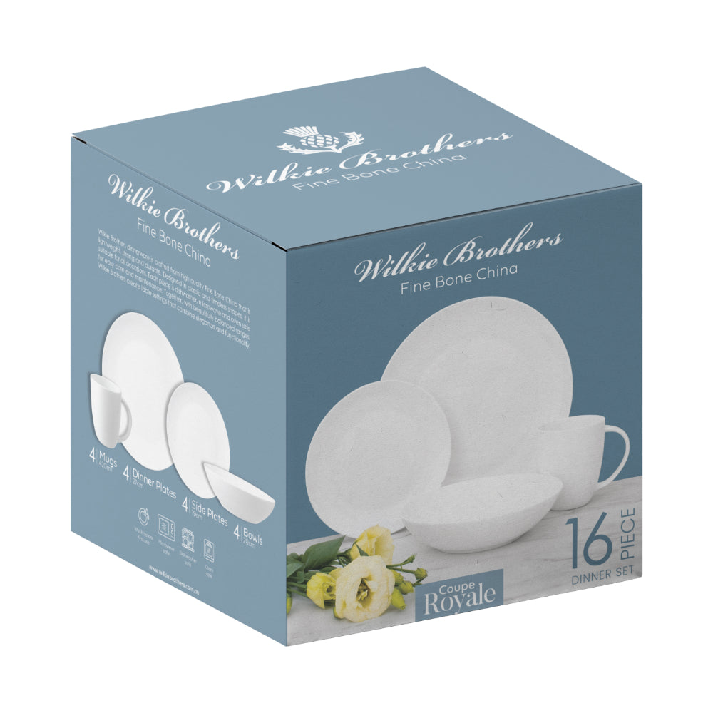 Wilkie Brothers 16 Piece Coupe Dinner Set