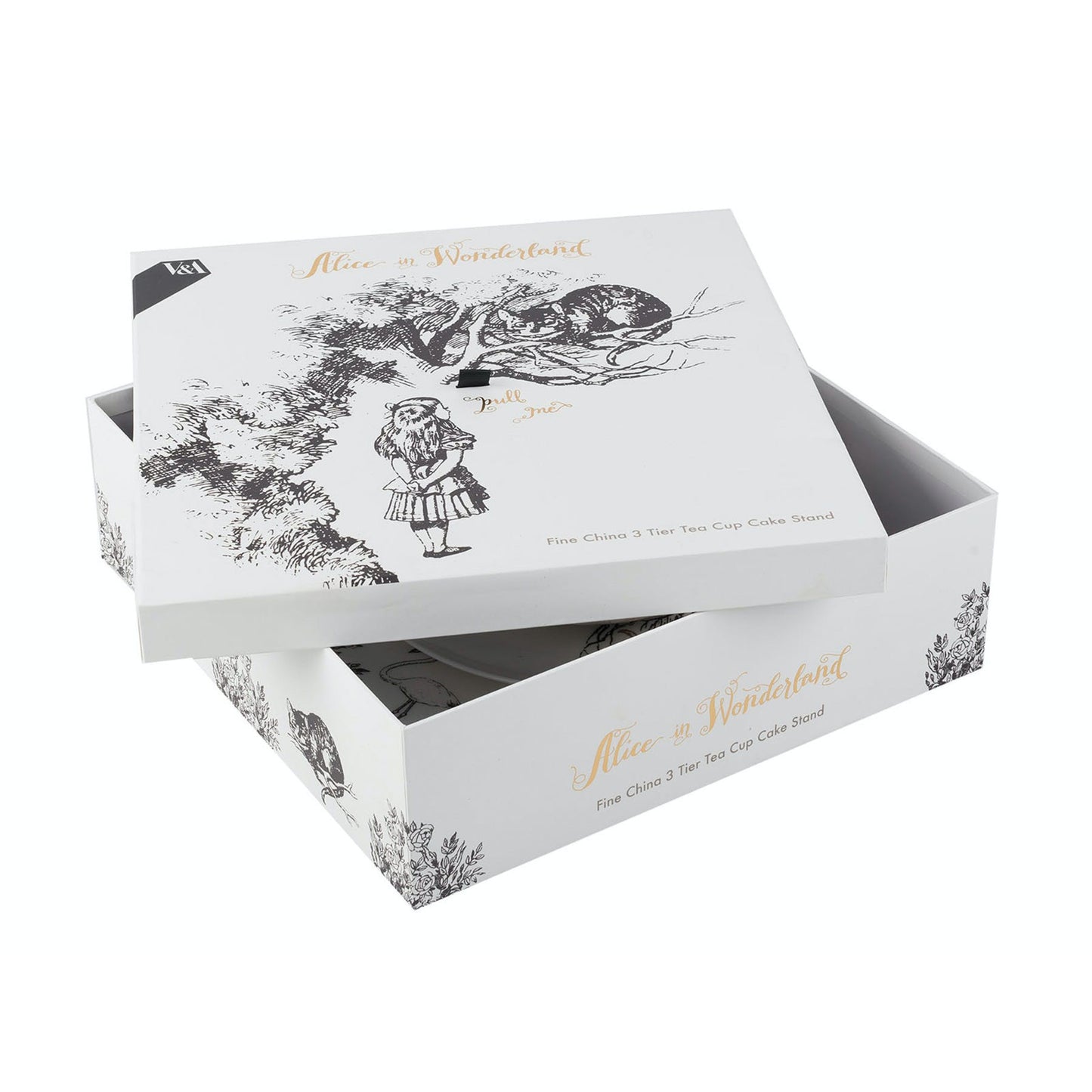 Mikasa x V&A Alice In Wonderland 3 Tier Cake Stand