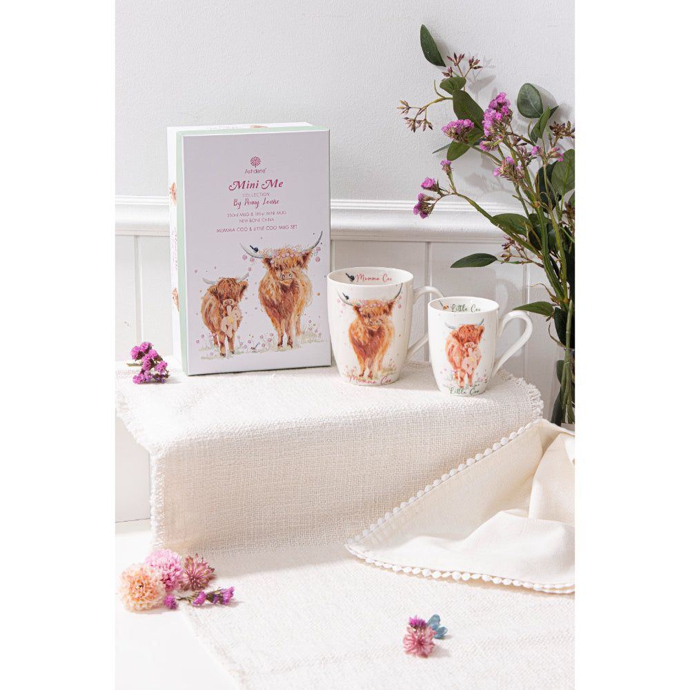 Ashdene Mini Me Mumma & Little Coo 2 Piece Mug Gift Set
