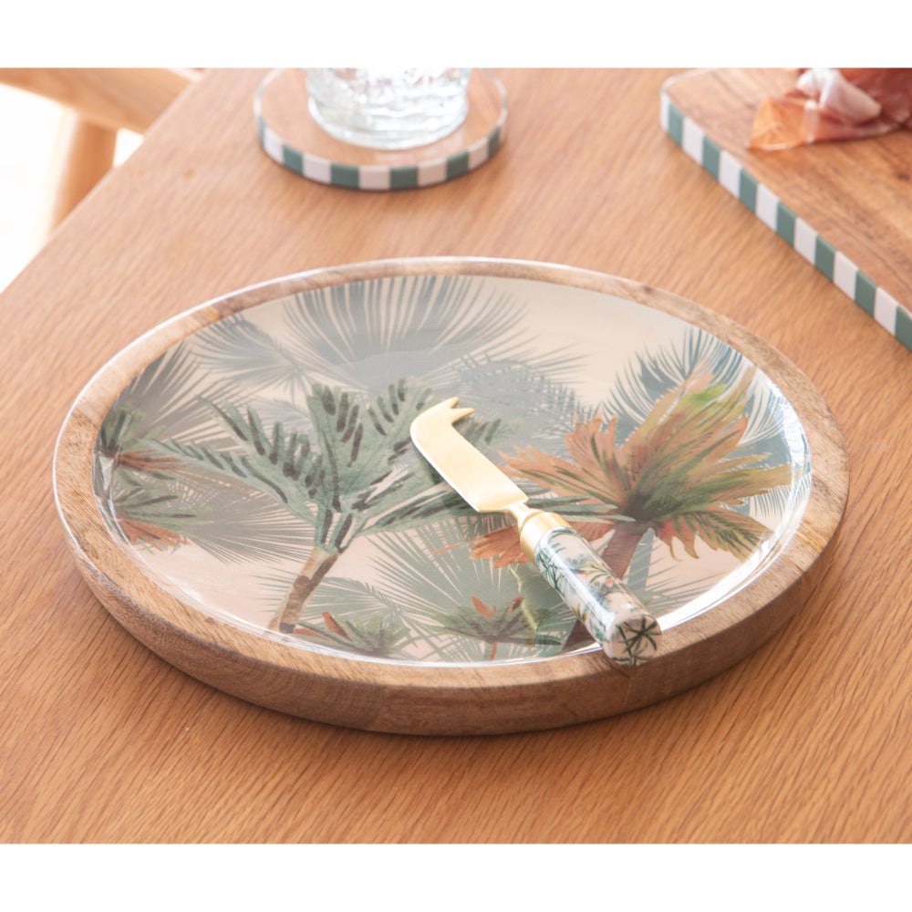 Ladelle Panama Mango Wood Round Platter