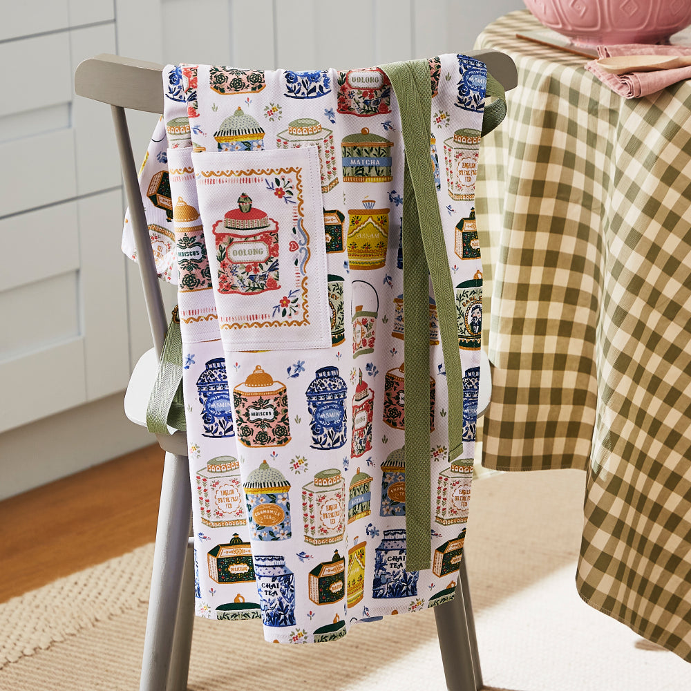Ulster Weavers Tea Tins Cotton Apron