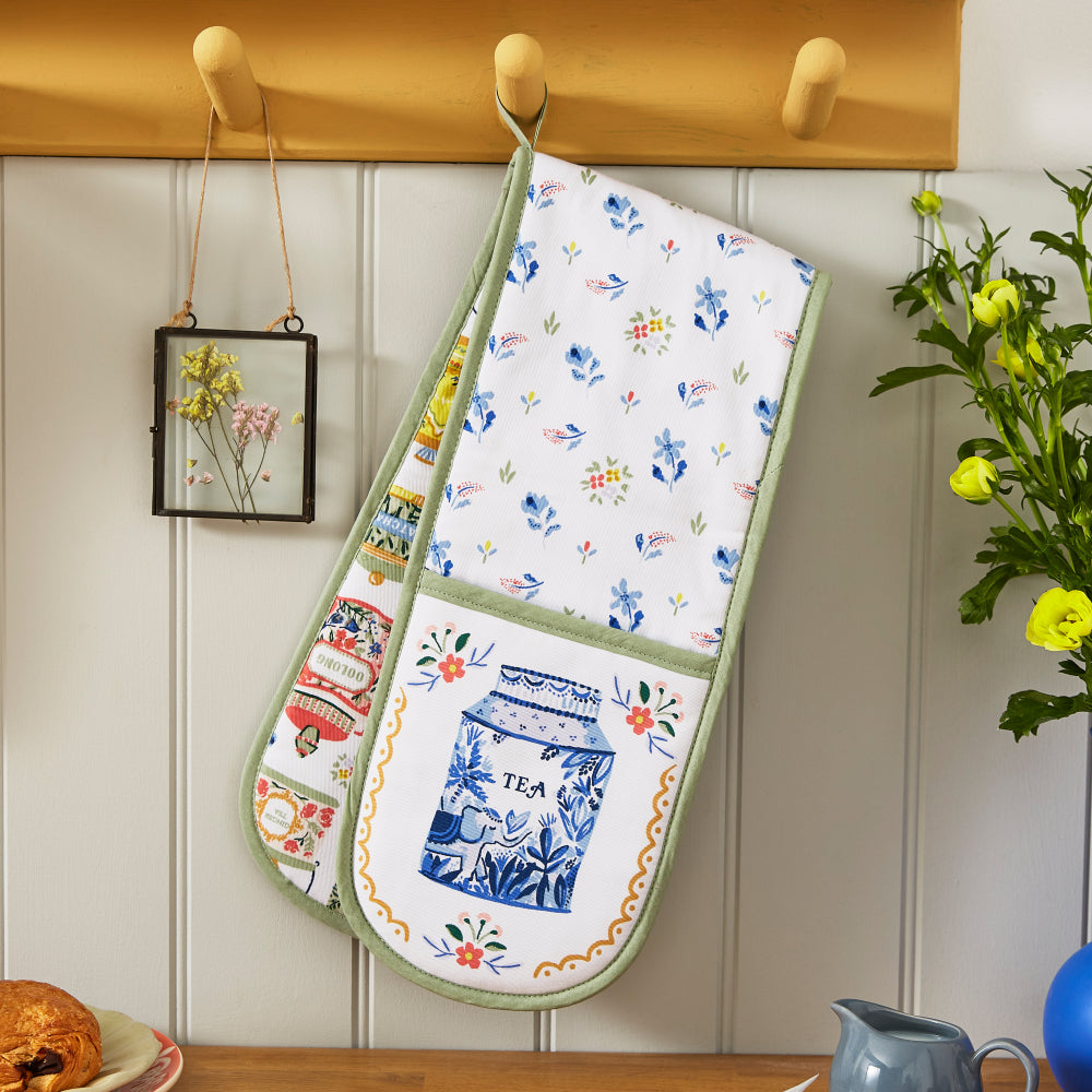 Ulster Weavers Tea Tins Double Oven Glove