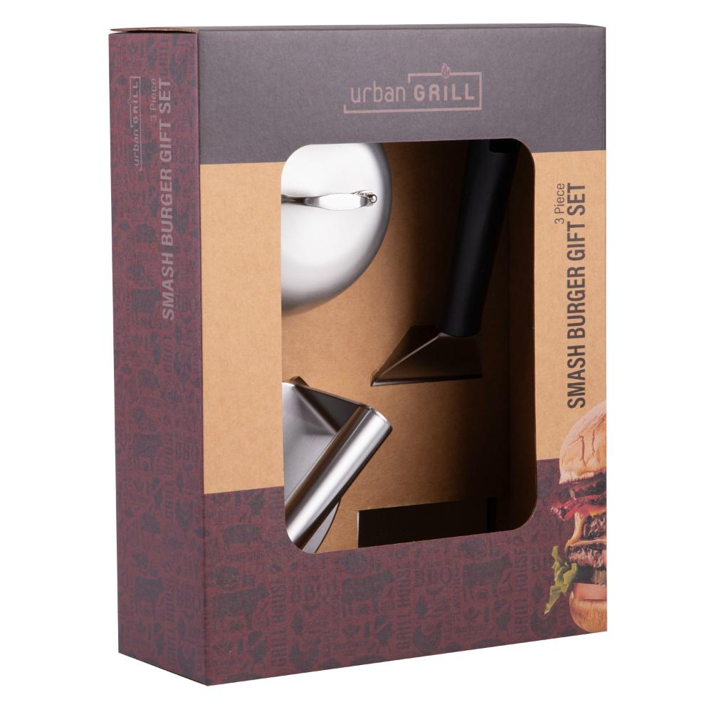 Urban Grill 3 Piece Smash Burger Gift Set