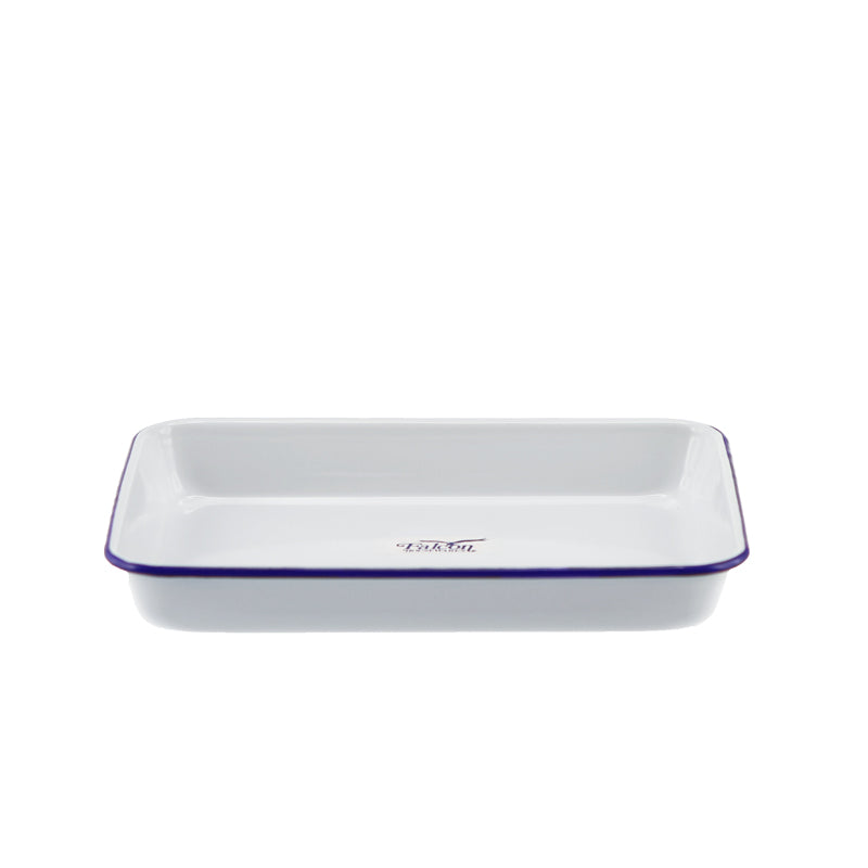 Falcon Baking Tray 24cm White & Blue