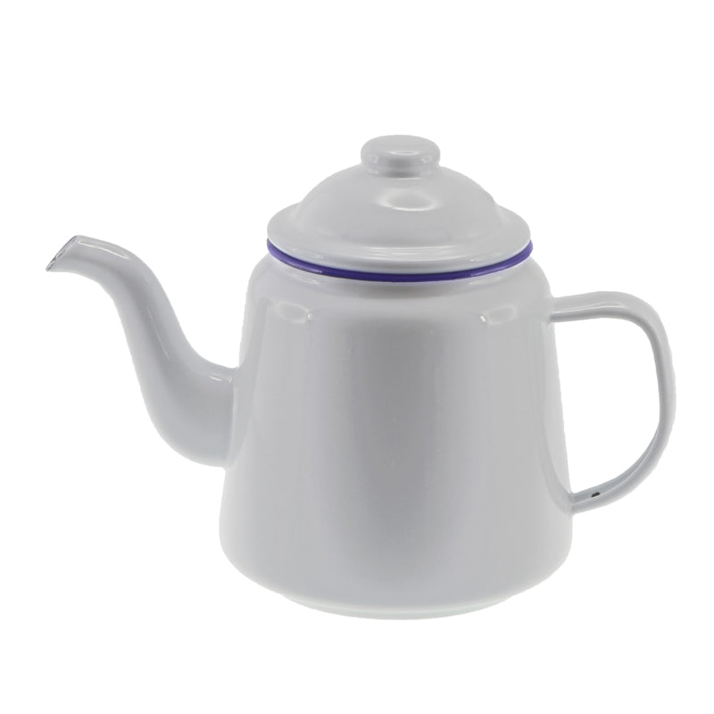 Falcon Teapot 950ml White & Blue