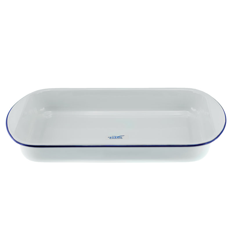 Falcon Lasagne Pan 46cm White & Blue