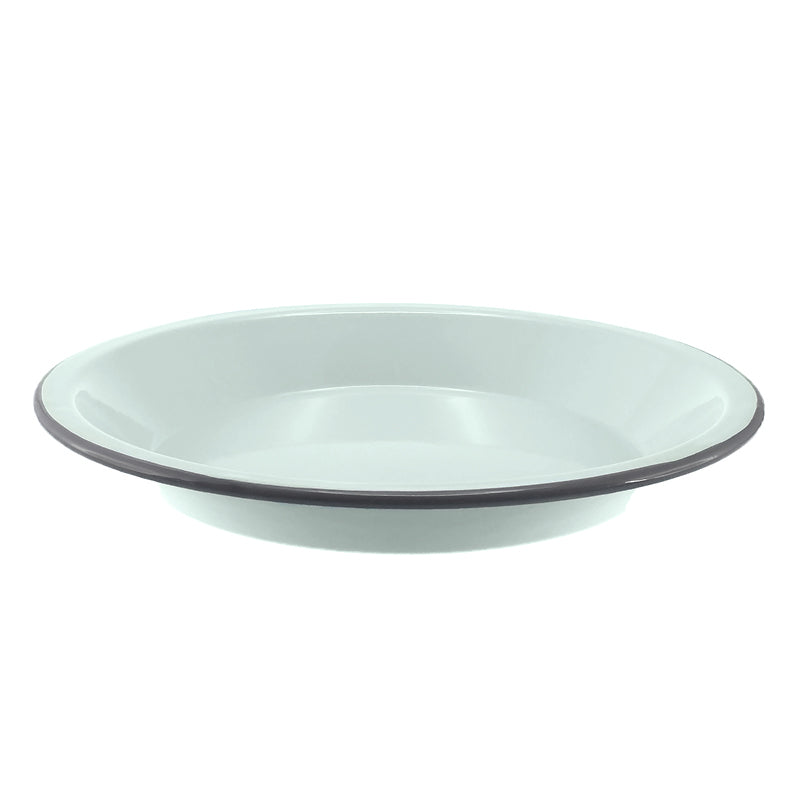 Falcon Round Pie Plate 25cm Duck Egg Blue & Grey