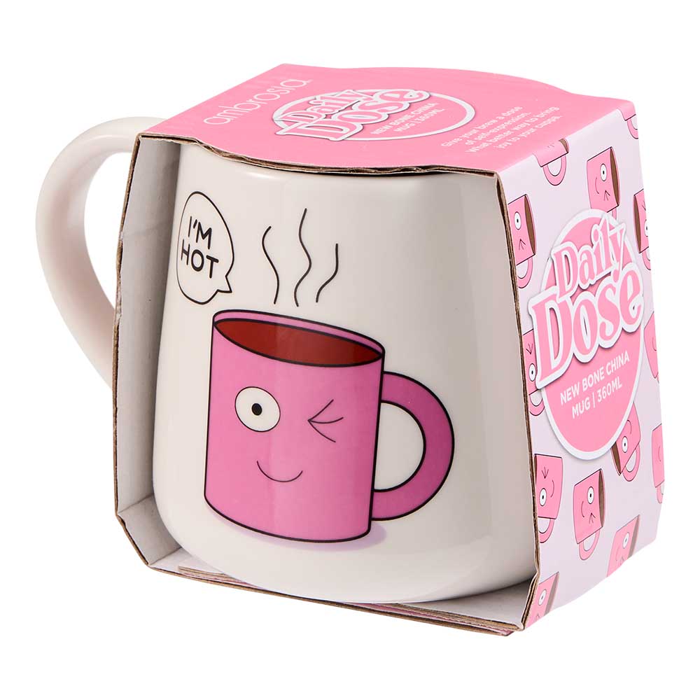 Ambrosia Daily Dose Mug 360ml I'm Hot at Robins Kitchen