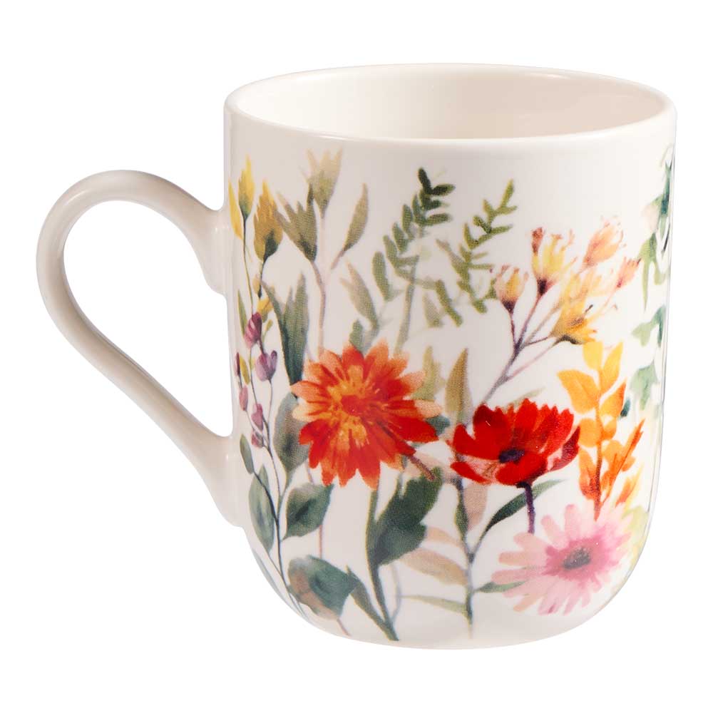 Ambrosia Willow Mug 320ml Autumn Floral at Robins Kitchen