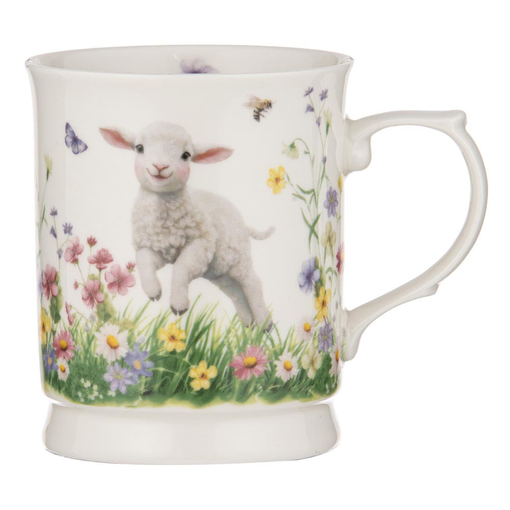 Ashdene Sweet Meadows Mug with baby lamb at Robins Kitchen