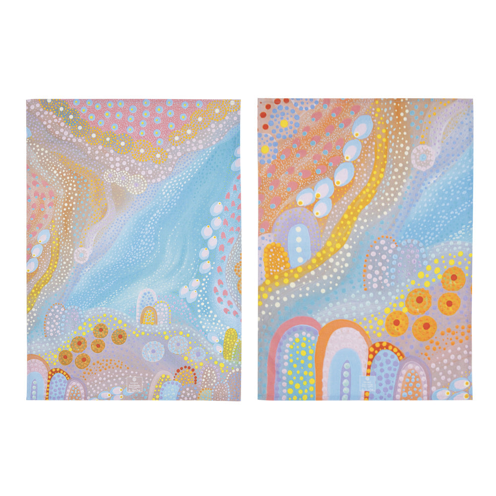 Ashdene Koort Boodja Heart Country Set of 2 Kitchen Towels