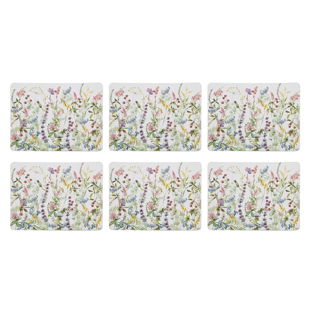 Ashdene Wildflowers Set of 6 Placemats