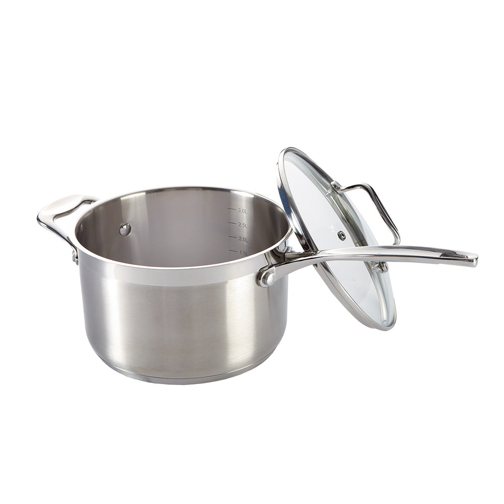 Baccarat iconiX Stainless Steel Saucepan with Lid 20cm at Robins Kitchen