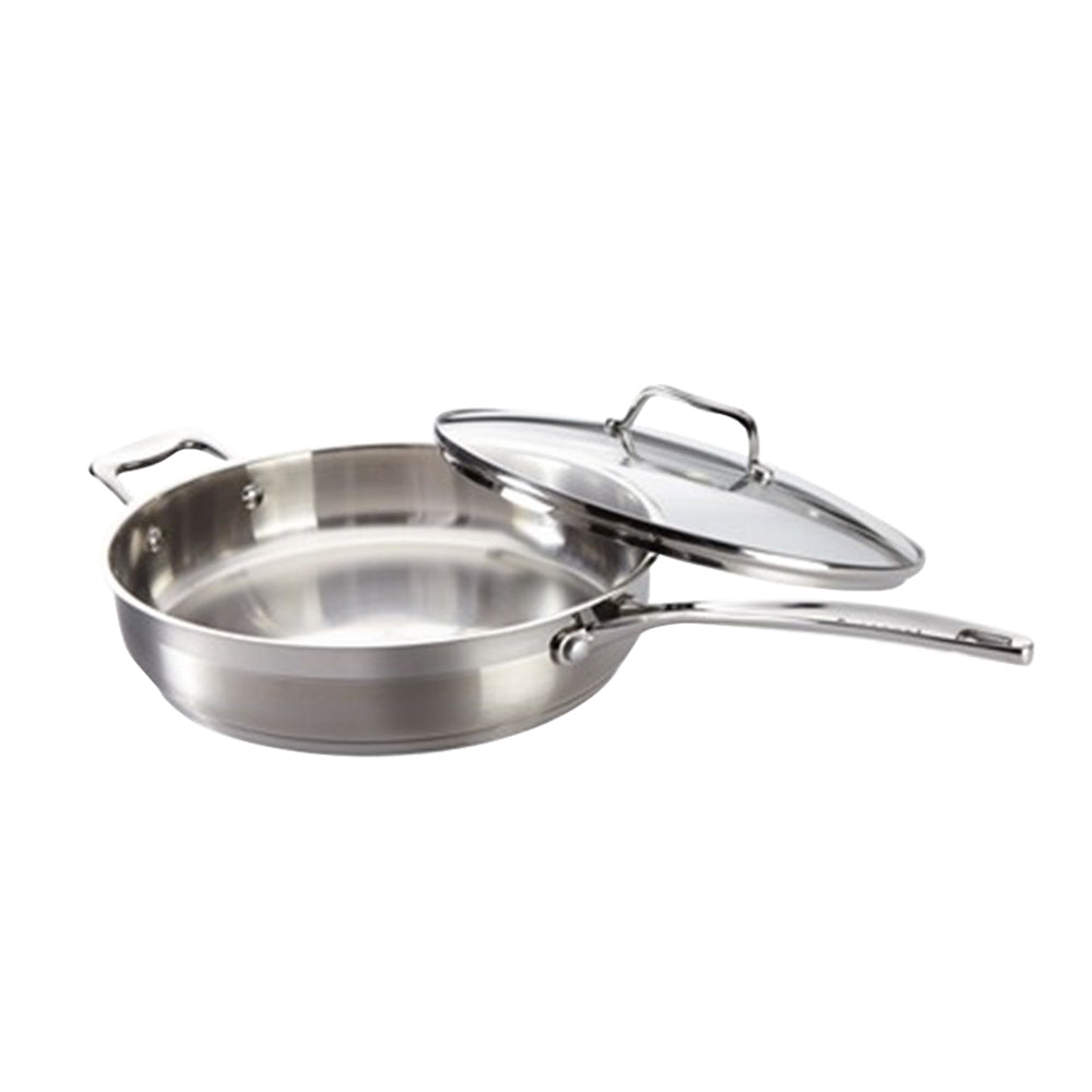 Baccarat iconiX Stainless Steel Saute Pan with Lid 28cm at Robins Kitchen