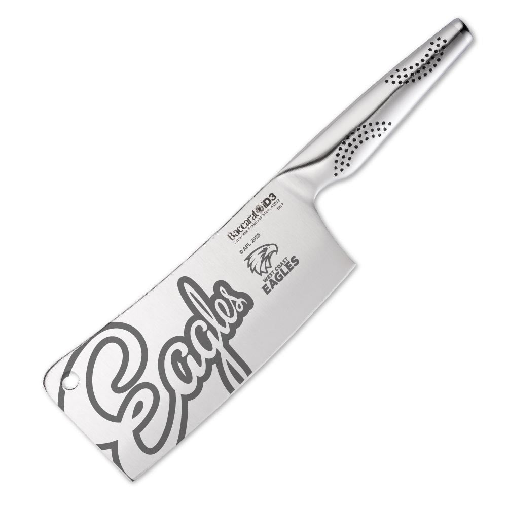 Baccarat iD3 Cleaver 17.5cm AFL West Coast Eagles at Robins Kitchen