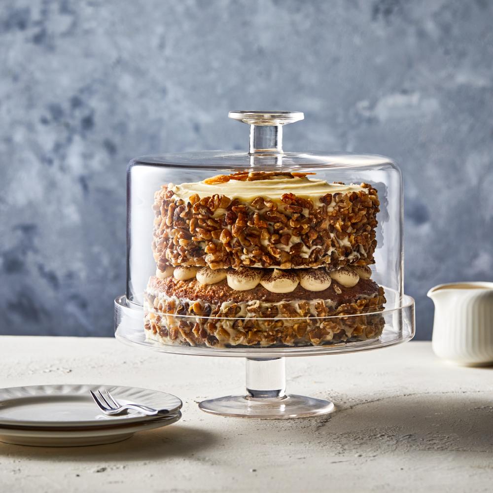 Alex Liddy Pave Cake Stand With Dome 27cm