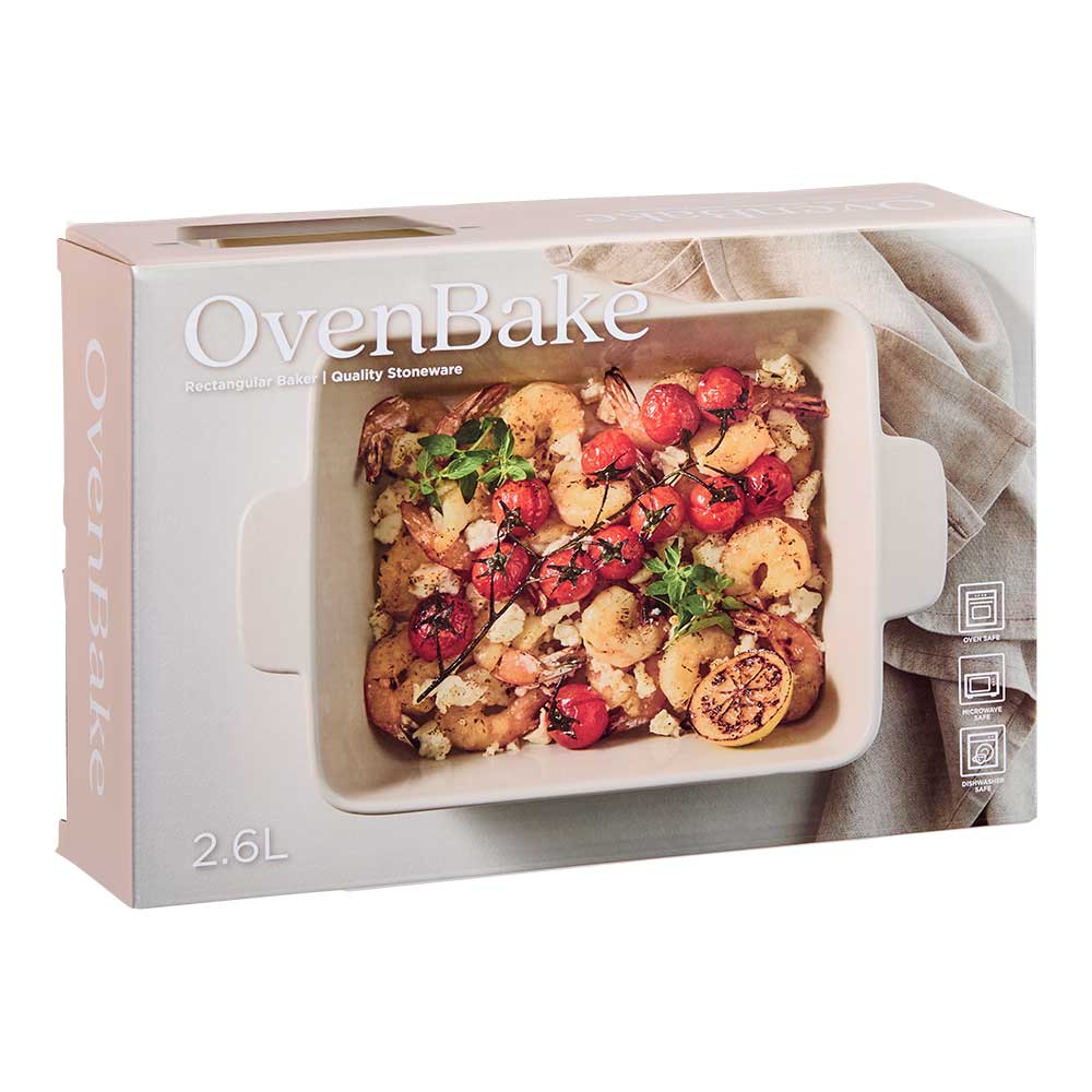OvenBake Rectangular Baker 2.6L Oat Cream at Robins Kitchen
