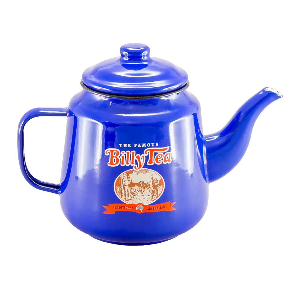 Rojo Billy Tea Enamel Teapot 1.4L Blue