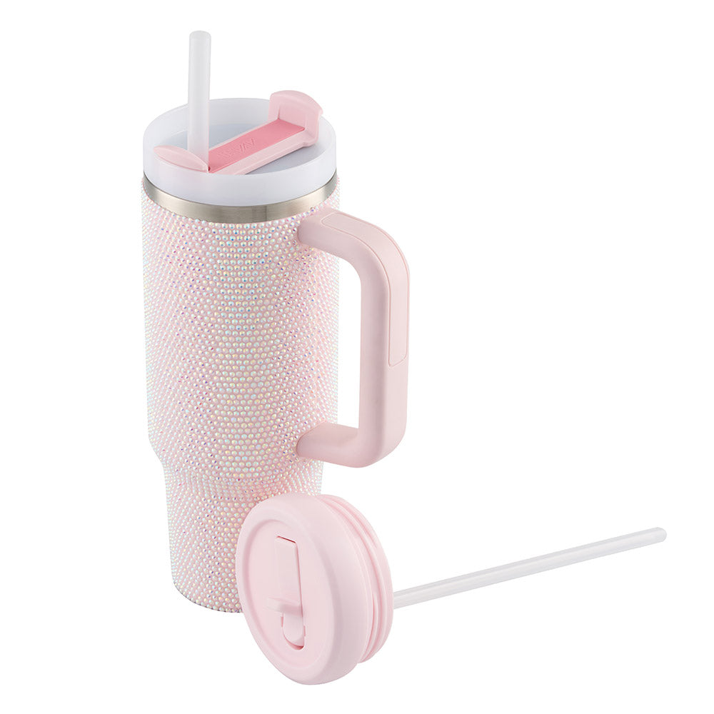 Avanti Luxe HydroQuench Insulated Tumbler with Two Lids Pink