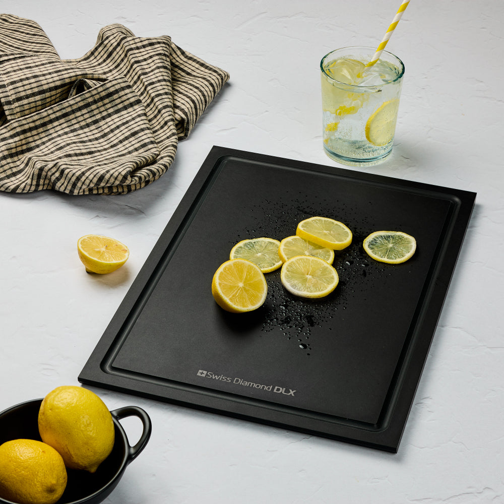 Swiss Diamond Premium Kitchen Wood Fibre Cutting Board 37x27cm