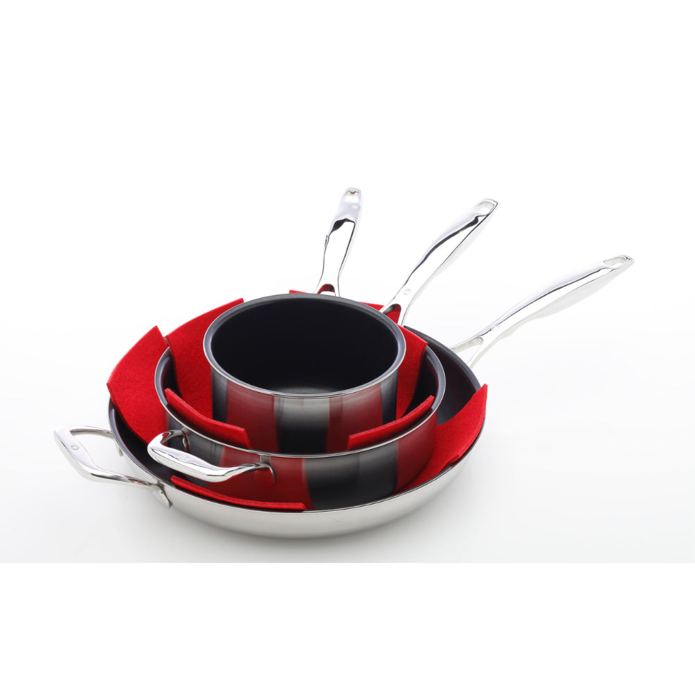 Swiss Diamond Felt Set of 5 Pan Protectors