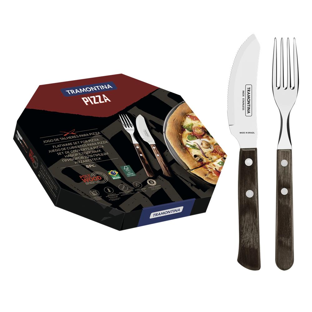 Tramontina Churrasco FSC Certified 8 Piece Polywood Pizza Set