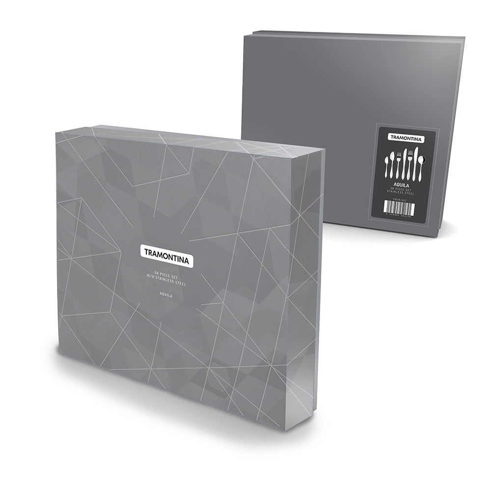 Tramontina Aquila 56 Piece Stainless Steel Cutlery Set gift box at Robins Kitchen