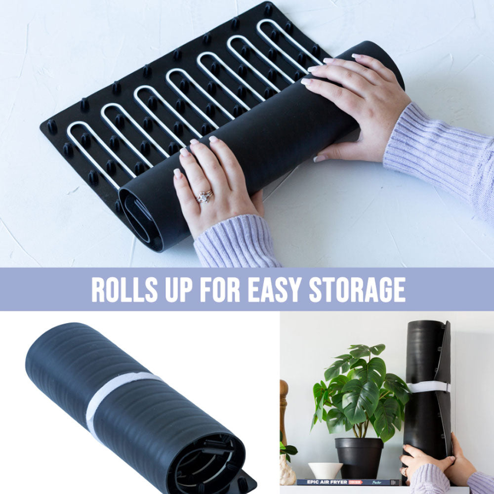 Healthy Choice Electric Warming Mat Adjustable 3 Level Heat With Rollable & Portable Hot Plates And Heat Pad
