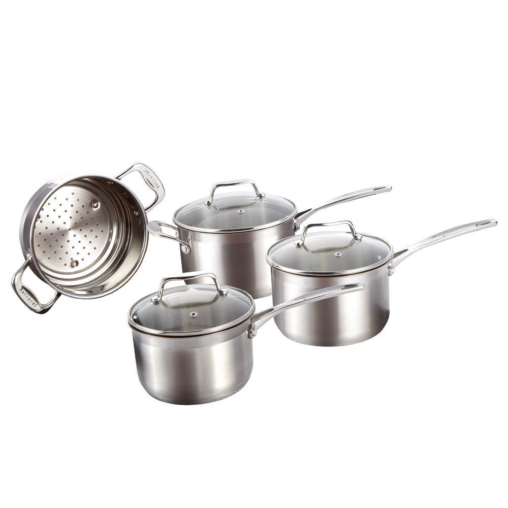 Baccarat iconiX 4 Piece Stainless Steel Cookware Set at Robins Kitchen