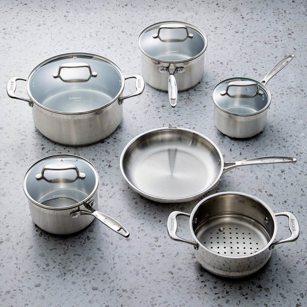 Baccarat iconiX 6 Piece Stainless Steel Cookware Set at Robins Kitchen