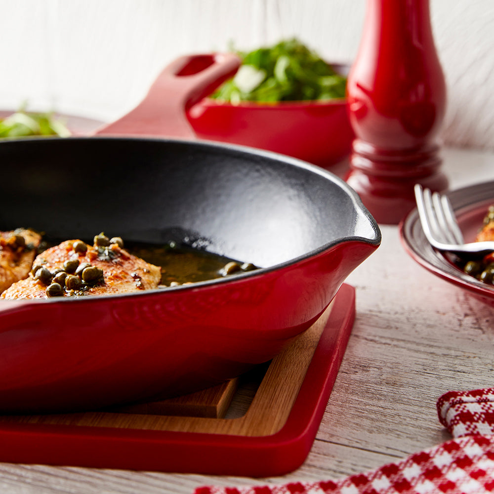 Baccarat Le Connoisseur Cast Iron Frypan 26cm Red