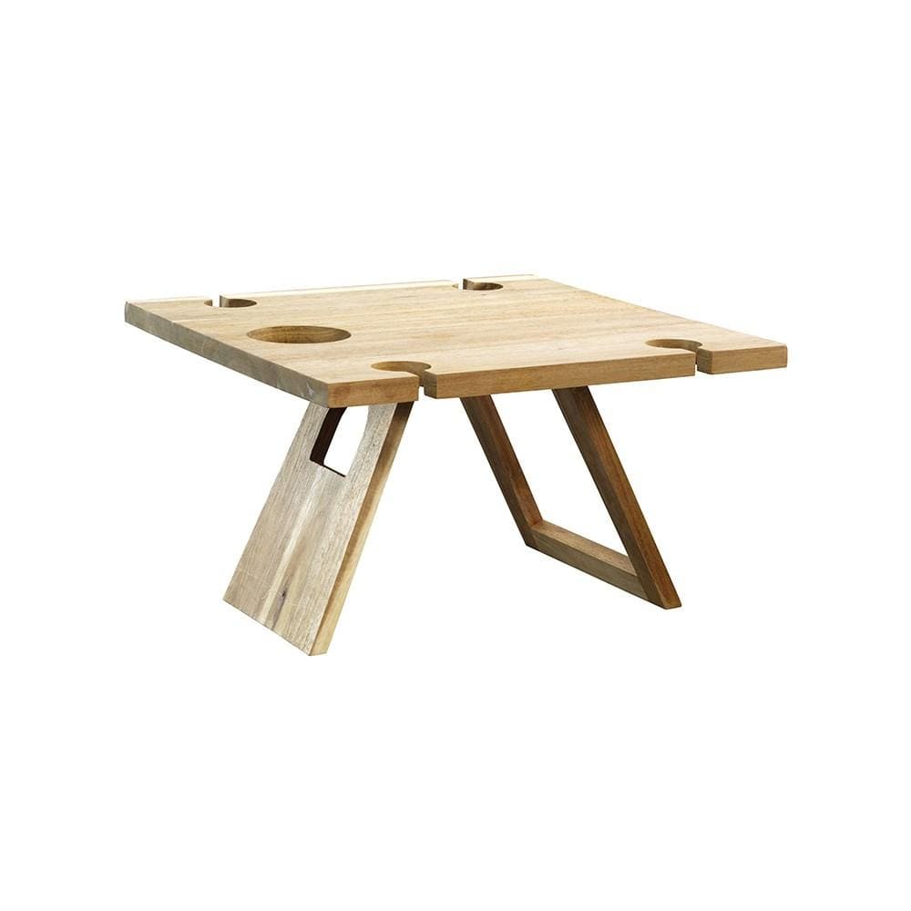 Alex Liddy Acacia Lightweight & Compact Picnic Table 40cm at Robins Kitchen