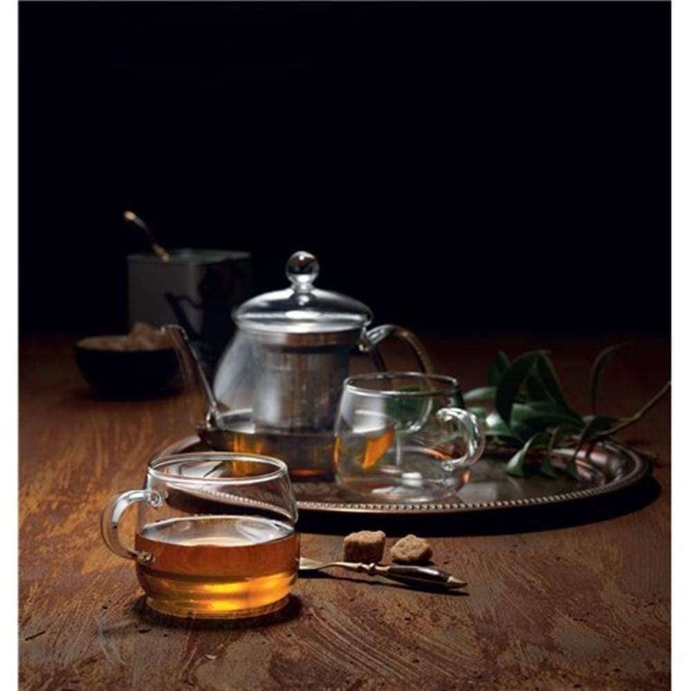 Baccarat Barista Venice Glass Tea Pot Cup Set & Accessories at Robins Kitchen