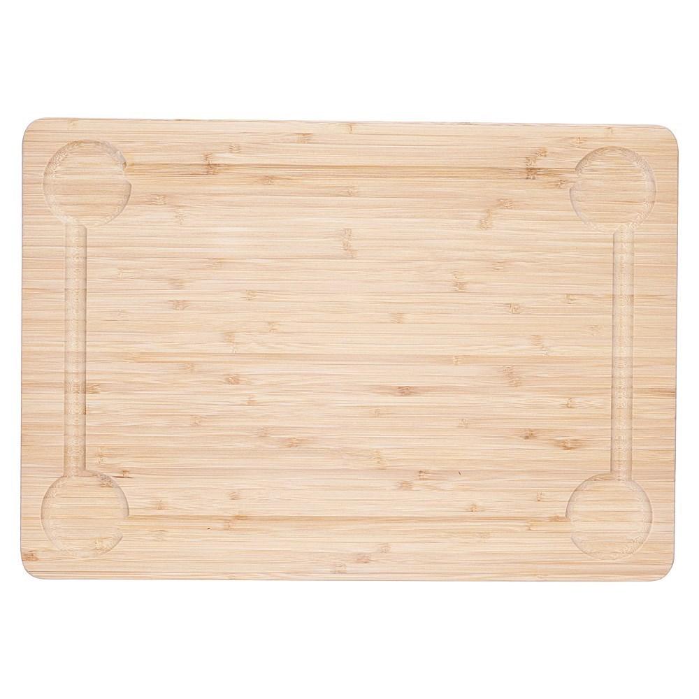 Baccarat Butchers Corner Bamboo Carving Board 45x32cm Set at Robins Kitchen