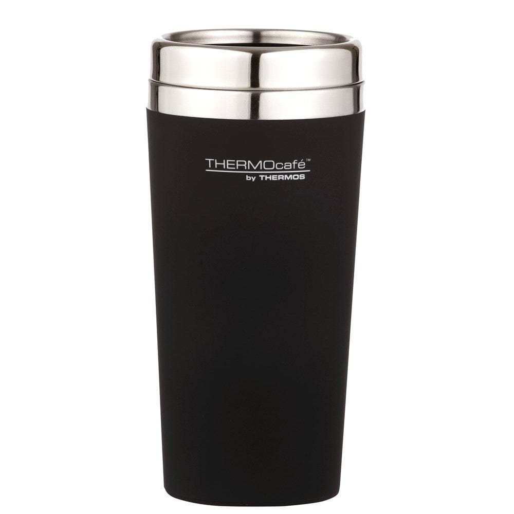 Thermos THERMOcafe Soft Touch Travel Tumbler Matte Black 420ml