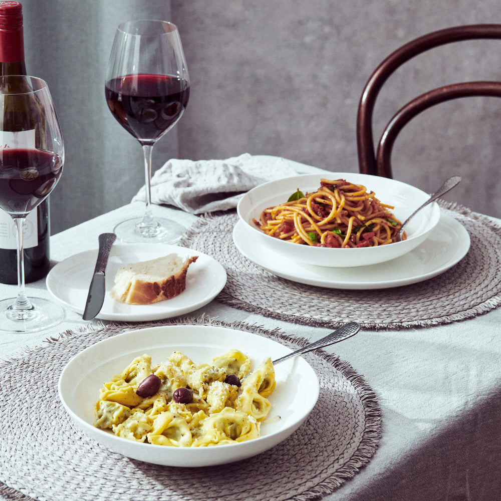 Salt & Pepper Edge Pasta Bowls 22.5 x 5cm - Set of 6