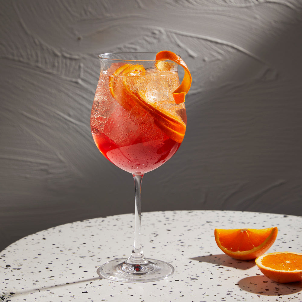 Alex Liddy Grand Cru Oversized Rhone Glass 660ml Set of 4 With Aperol Spritz at Robins Kitchen