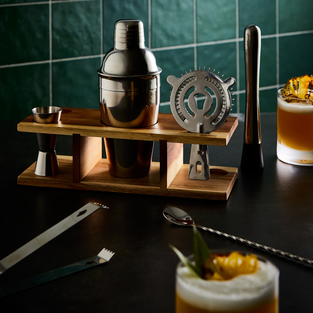 Premium Luxe Bar Tool Set 7 Piece with Cocktails at Robins Kitchen