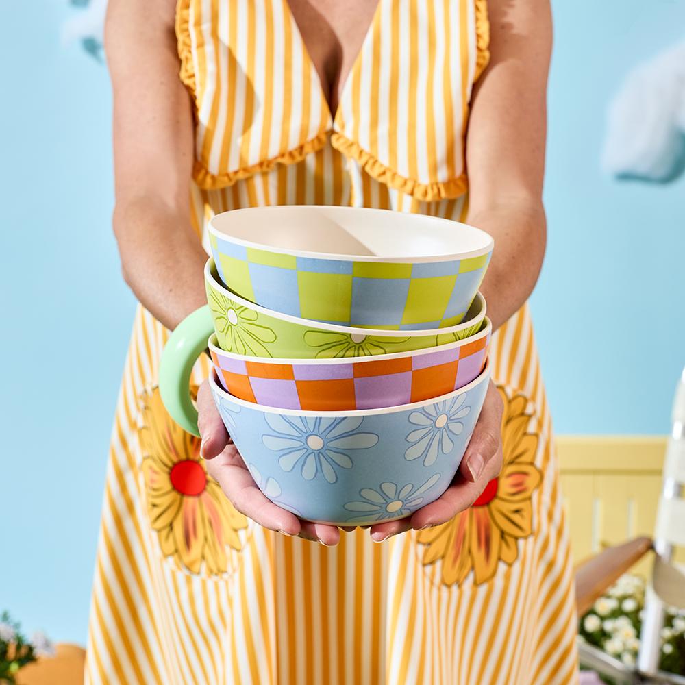 HAYDAE COLLECTIVE Set of 4 Bowls 14cm Multi