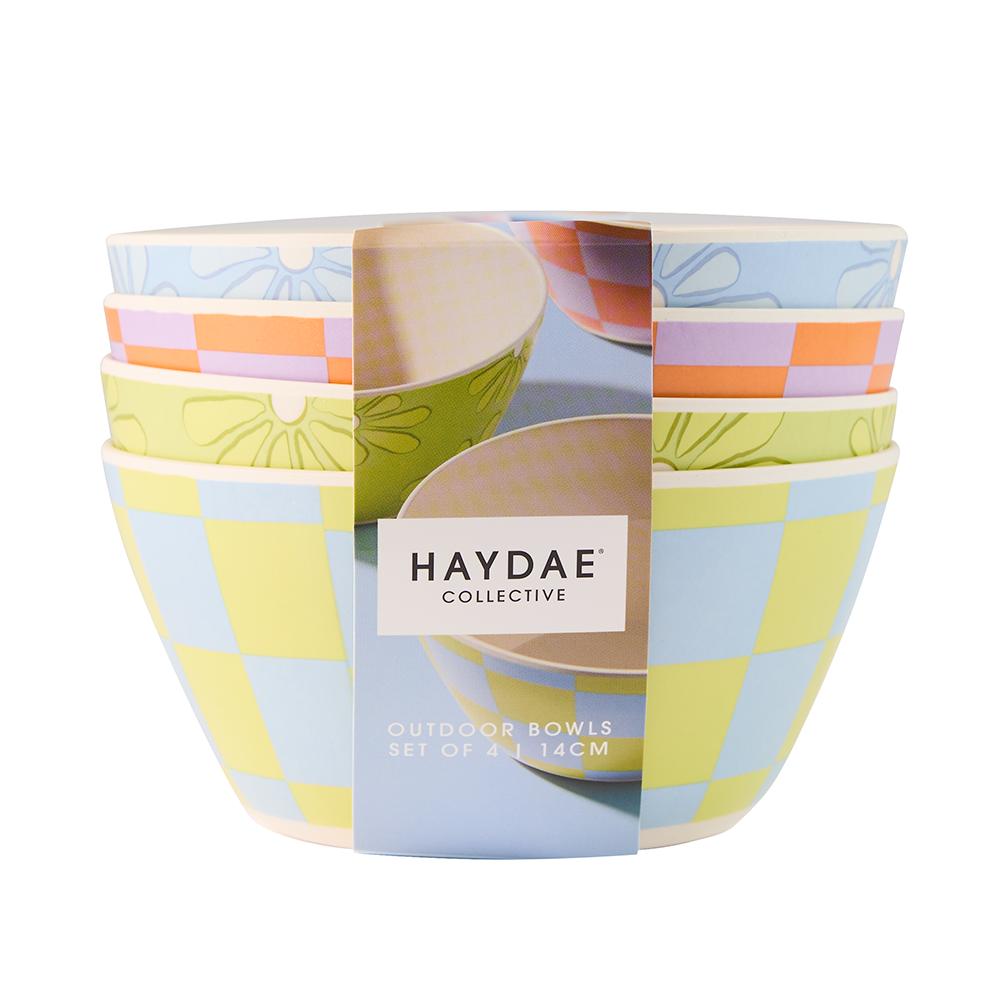 HAYDAE COLLECTIVE Set of 4 Bowls 14cm Multi