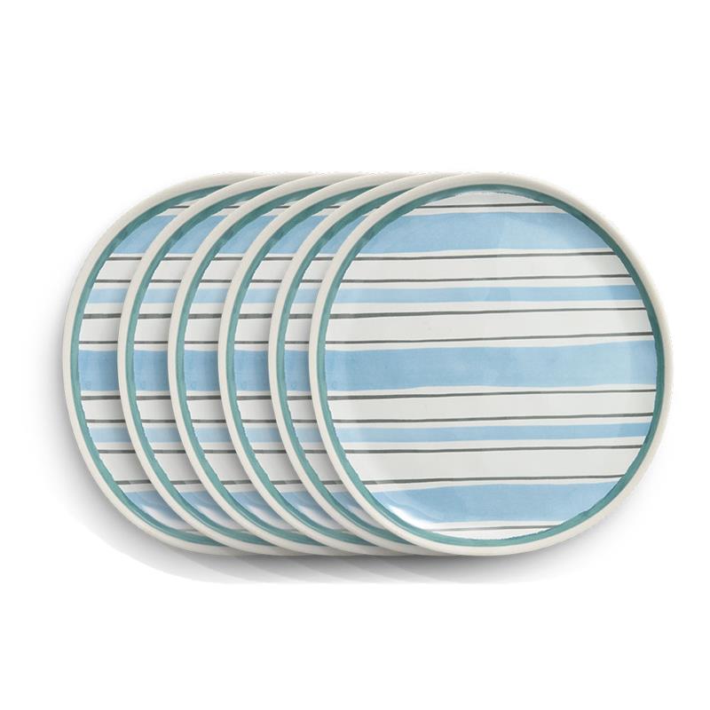 Salt & Pepper Riviera Dinner Plate 27cm - Set of 6