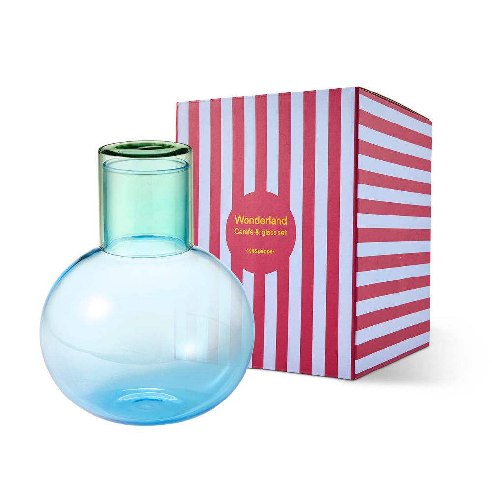 Salt & Pepper Wonderland Carafe & Glass Set