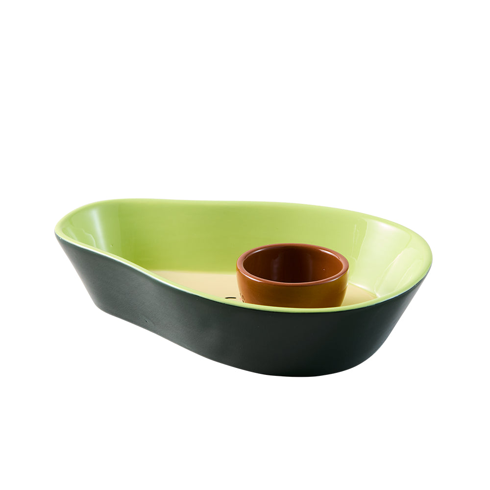 Daily Dose by Ambrosia Avocado Chip & Dip Bowl 22cm