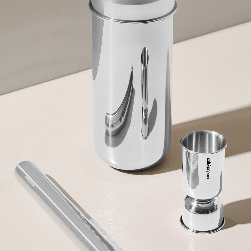 Salt & Pepper Lume Cocktail Shaker 3 Piece Set