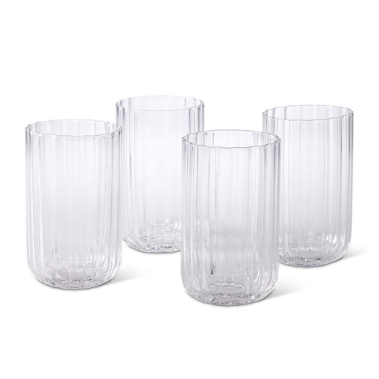 Salt & Pepper Leif Highball Glasses 450ml Set of 4